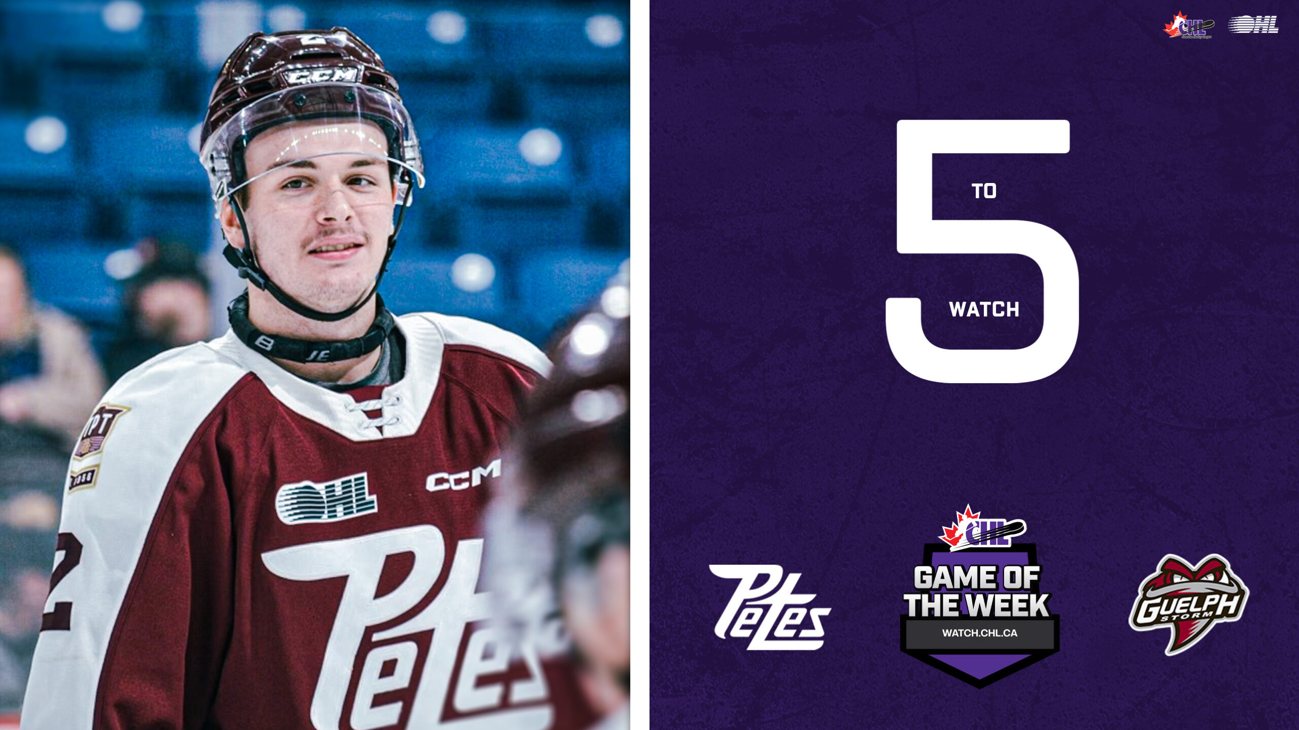 Guelph Storm vs Peterborough Petes CHL Game of the Week Showdown BVM Sports