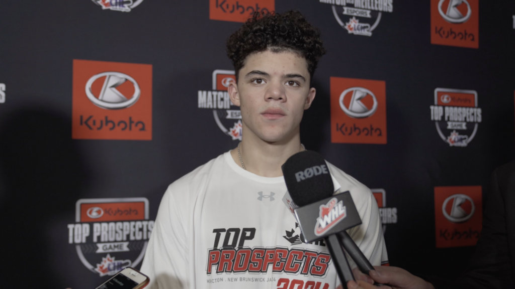 2024 CHLKTP — Tij Iginla postgame availability Kelowna Rockets