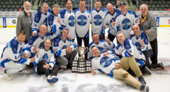 Rimouski, QC - MAY 22: 2000 Memorial Cup Winners; Océanic de Rimouski during the 2025 Memorial Cup on May 22, 2025, at the Colisée Financière Sun Life in Rimouski, Qc. (Photo by Vincent Ethier/CHL)