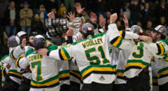 Rimouski, QC - JUNE 1: Final Game 
 of the 2025 Memorial Cup between the Medicine Hats Tigers and the London Knights on June 1, 2025, at the Colisée Financière Sun Life in Rimouski, Qc. (Photo by Vincent Ethier/CHL)
