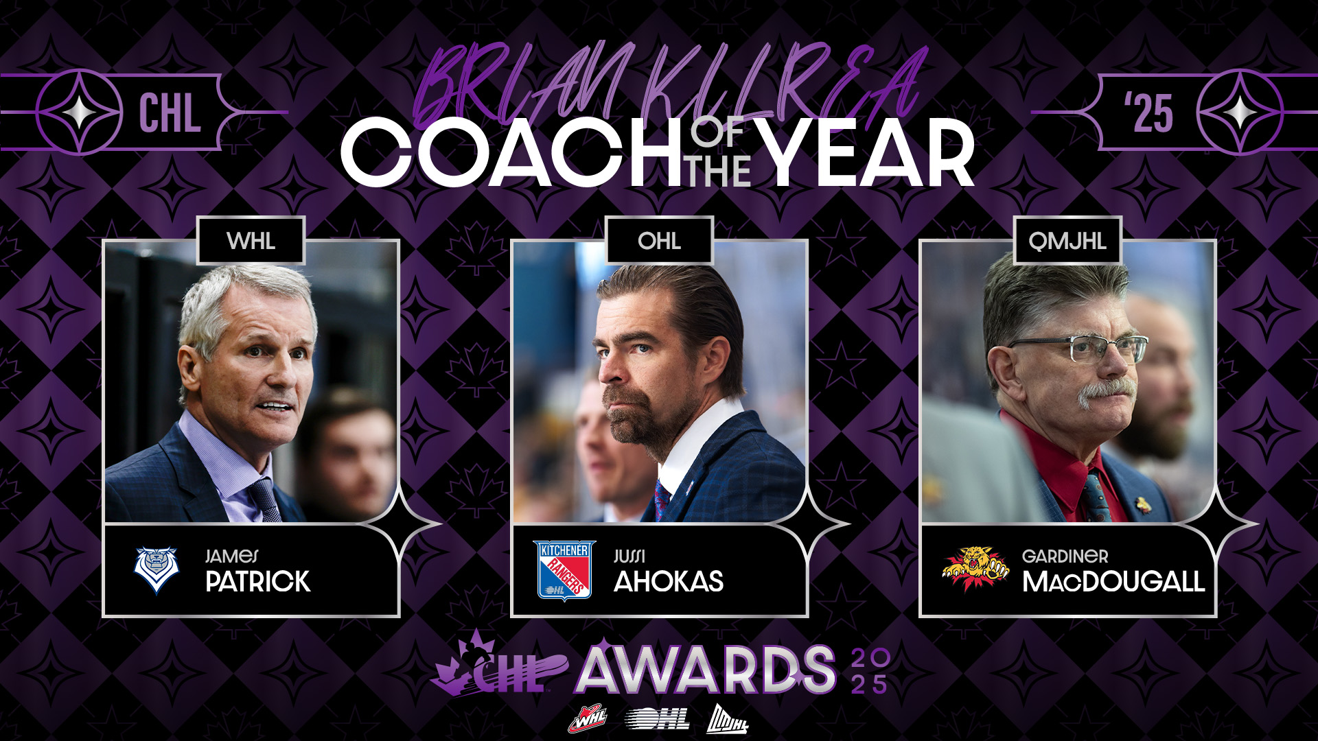Brian Kilrea CHL Coach of the Year - 2025