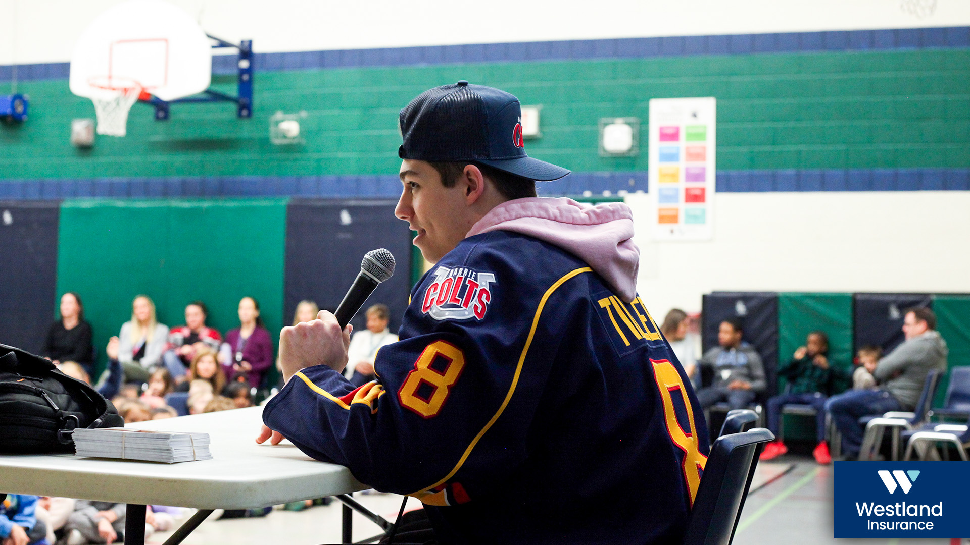 Grayson Tiller Awarded Westland Insurance Community Player of the Month