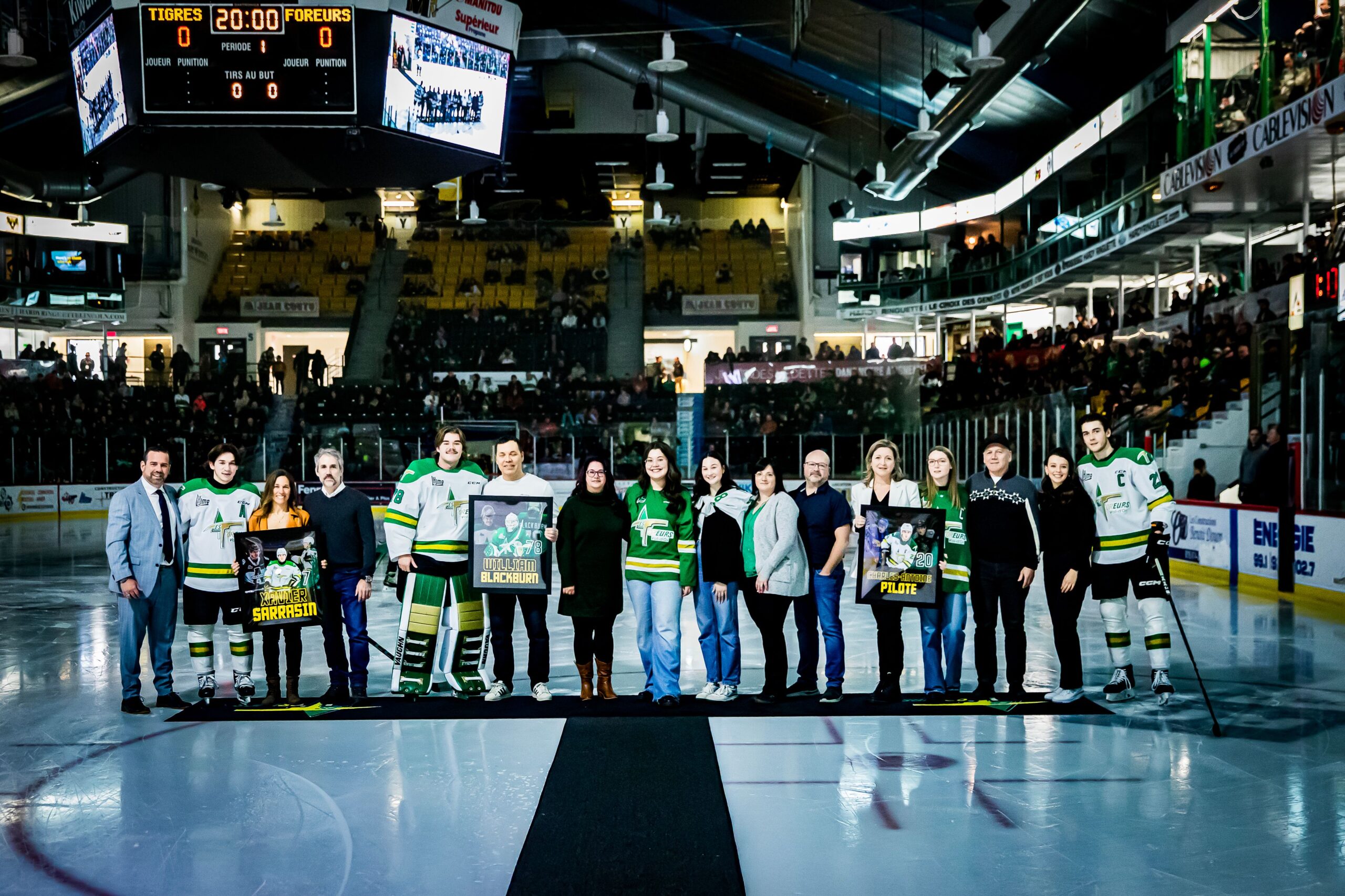 Dernier match de la saison devant près de 2200 spectateurs à Vald'Or