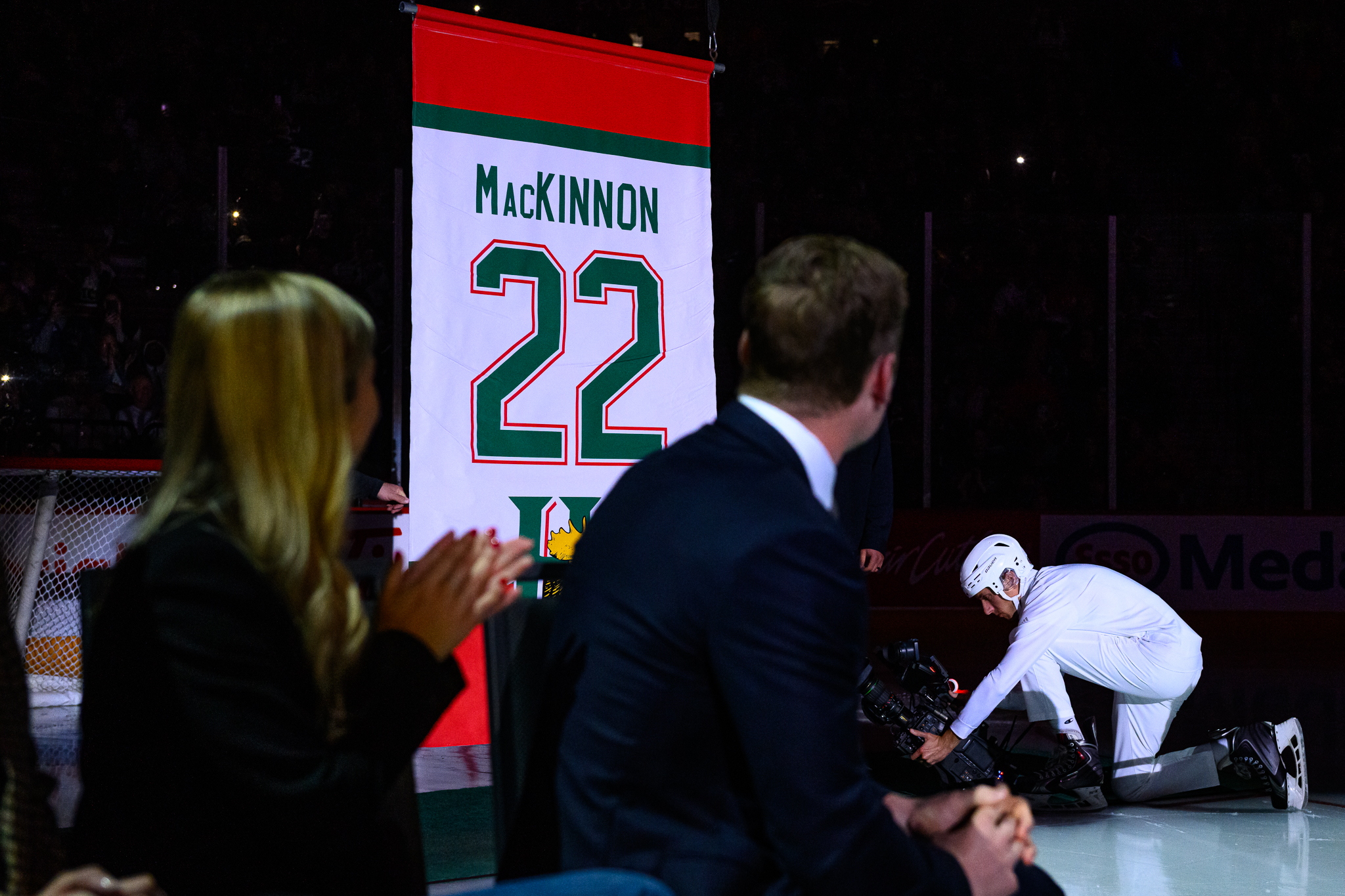 Nathan MacKinnon’s number 22 retired by the Mooseheads LHJMQ