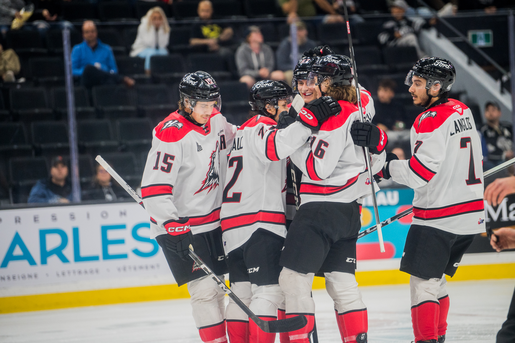 Deux buts pour Fontaine! Huskies 7 Olympiques 3 - LHJMQ