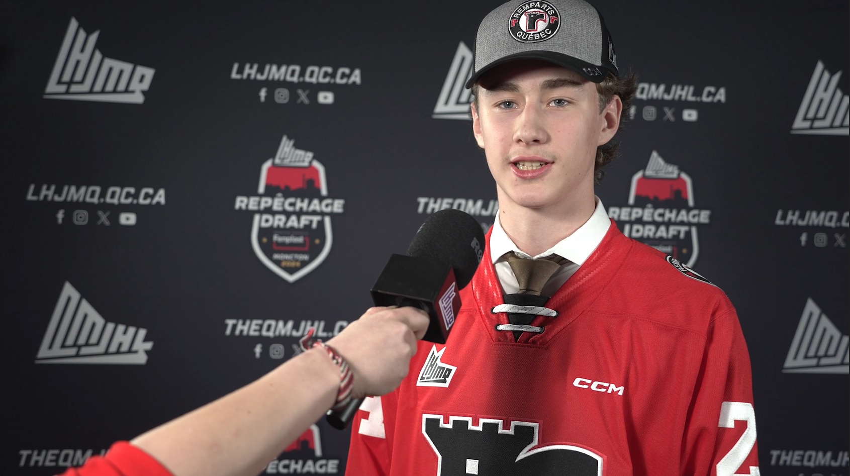 Repêchage LHJMQ 2024 Entrevues des espoirs de première ronde LHJMQ