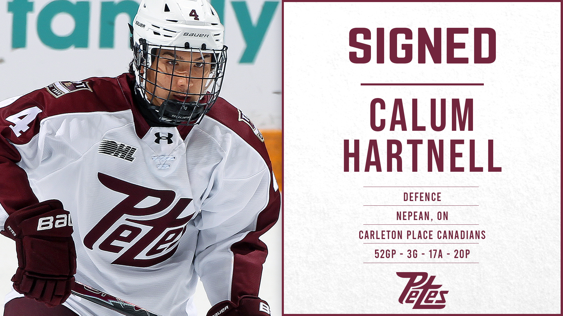 Petes Signed Rectangle – Hartnell