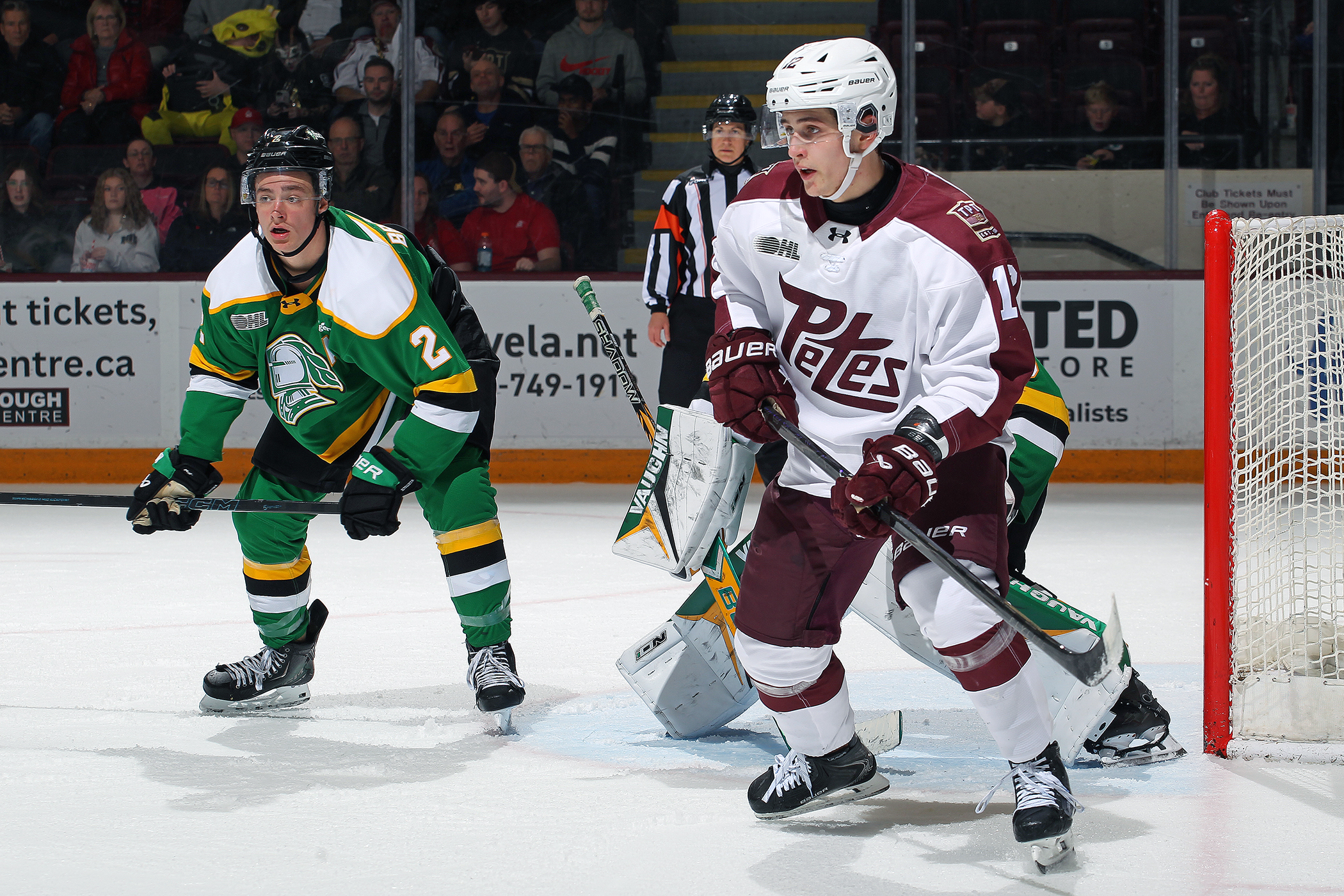 Brzustewicz and Kolaril in front of a hidden Medvedev