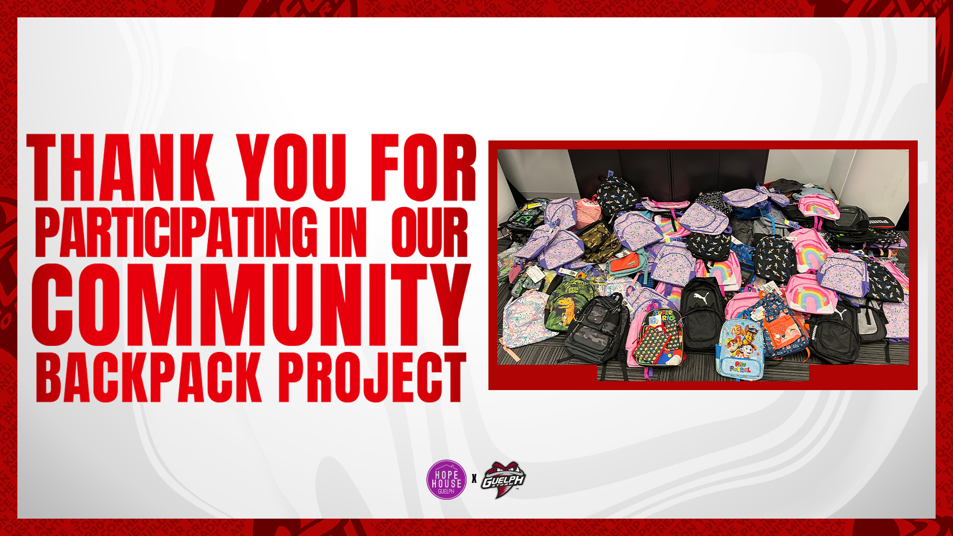 280 backpacks collected for Hope House's Community Back Project
