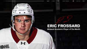 Eric Frossard Named OHL Midwest Division Academic Player of the Month for November