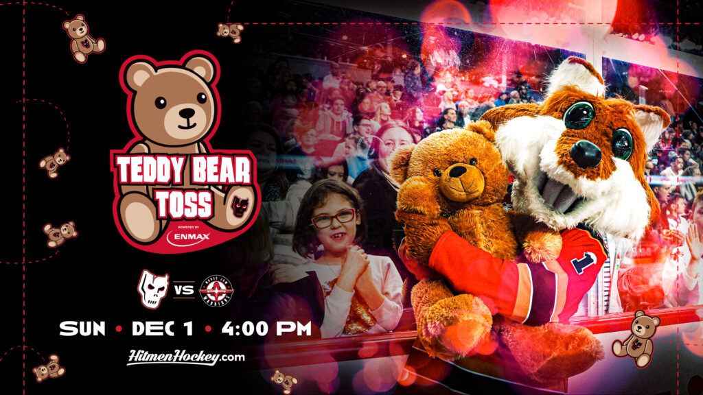 Calgary Hitmen Teddy Bear Toss Powered by ENMAX Calgary Hitmen