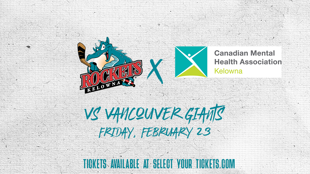Kelowna Rockets Partner with CMHA Kelowna for Mental Health Awareness