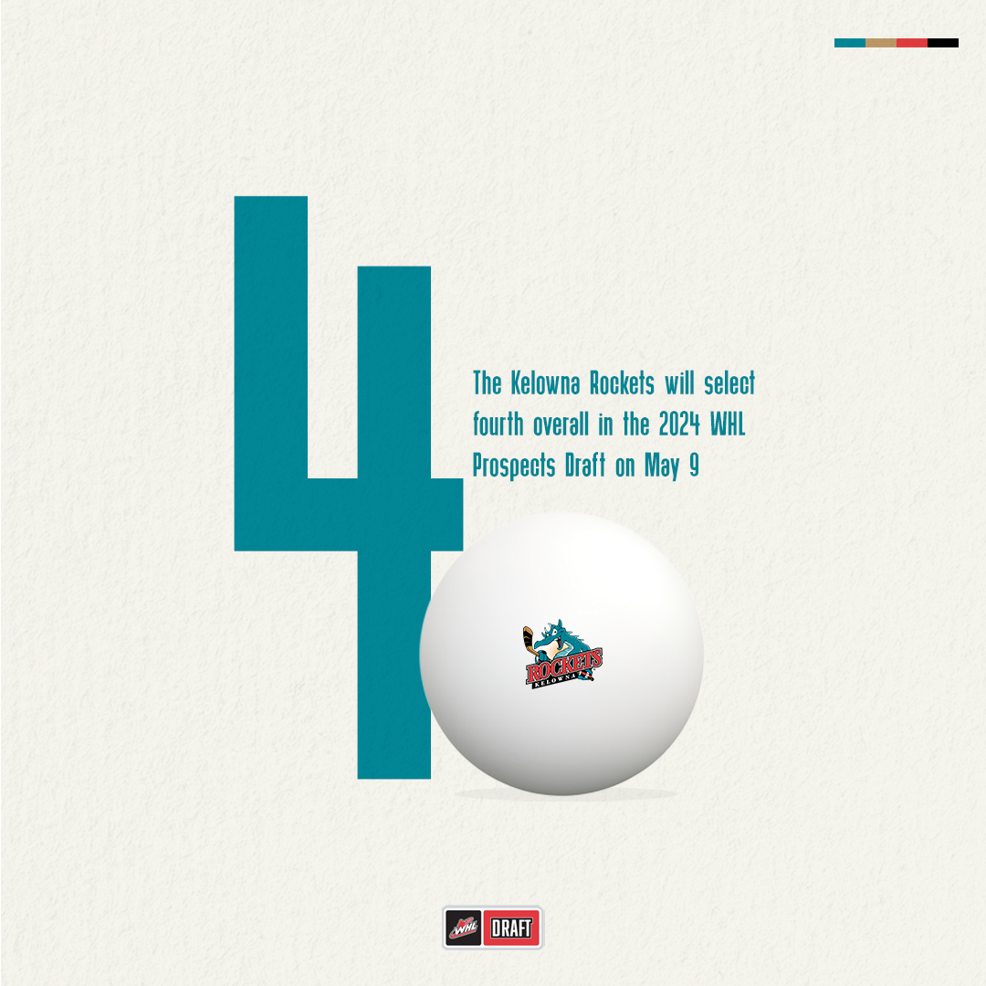 2024 WHL Prospects Draft Kelowna Rockets to Pick 4th, Prince Albert