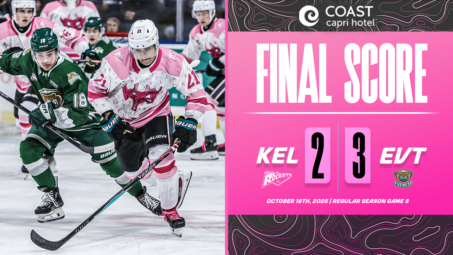 oct 18 final score horizontal