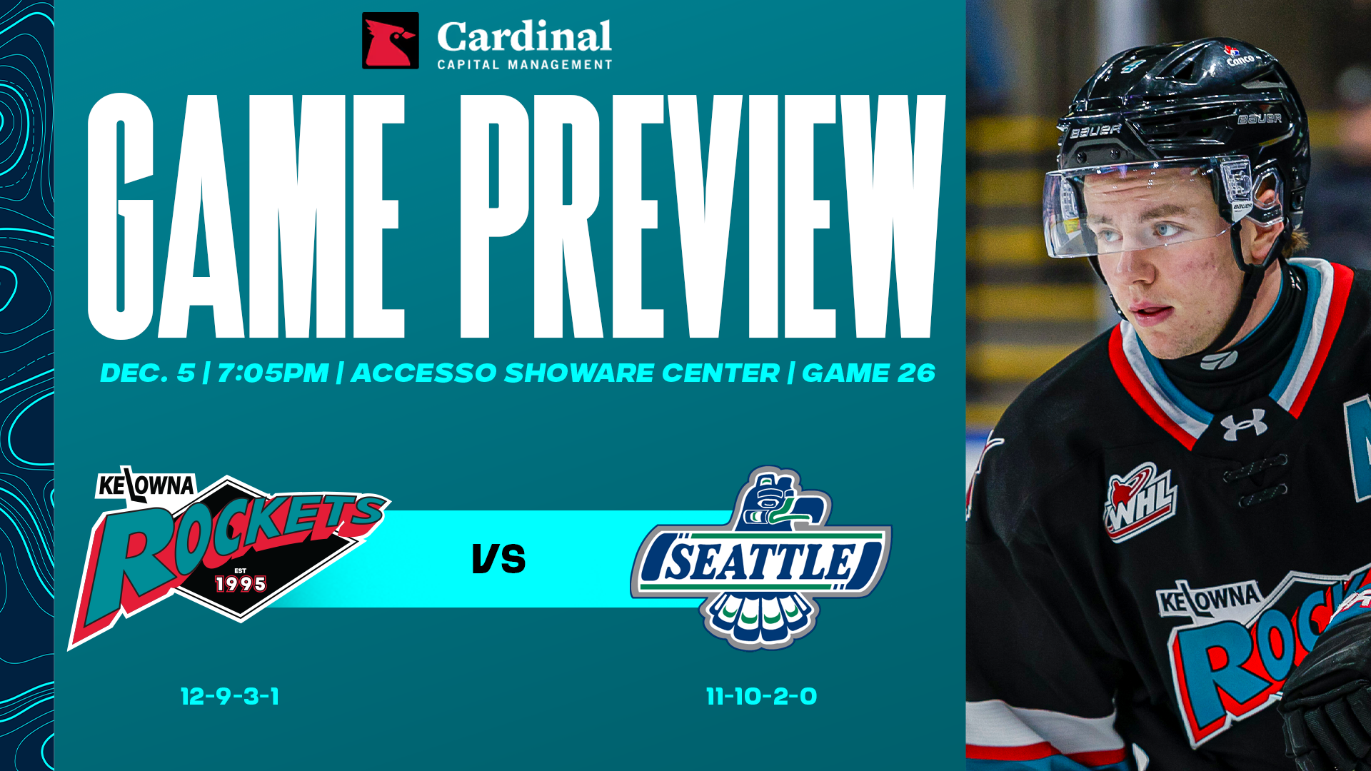 Rockets Begin Seven-Game Road Trip Against Thunderbirds in Seattle