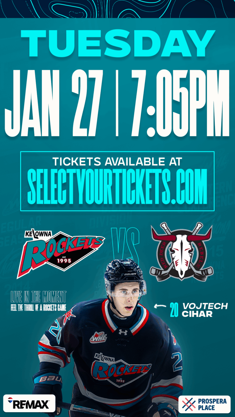 Rockets Fans Can Stream Every WHL Game Free On Victory Kelowna Rockets 1080x1920 Jan 27 2026 768x1365 