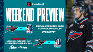 Cardinal Sport Weekend Preview: Rockets Play Division Rival Blazers Twice in Battle of B.C