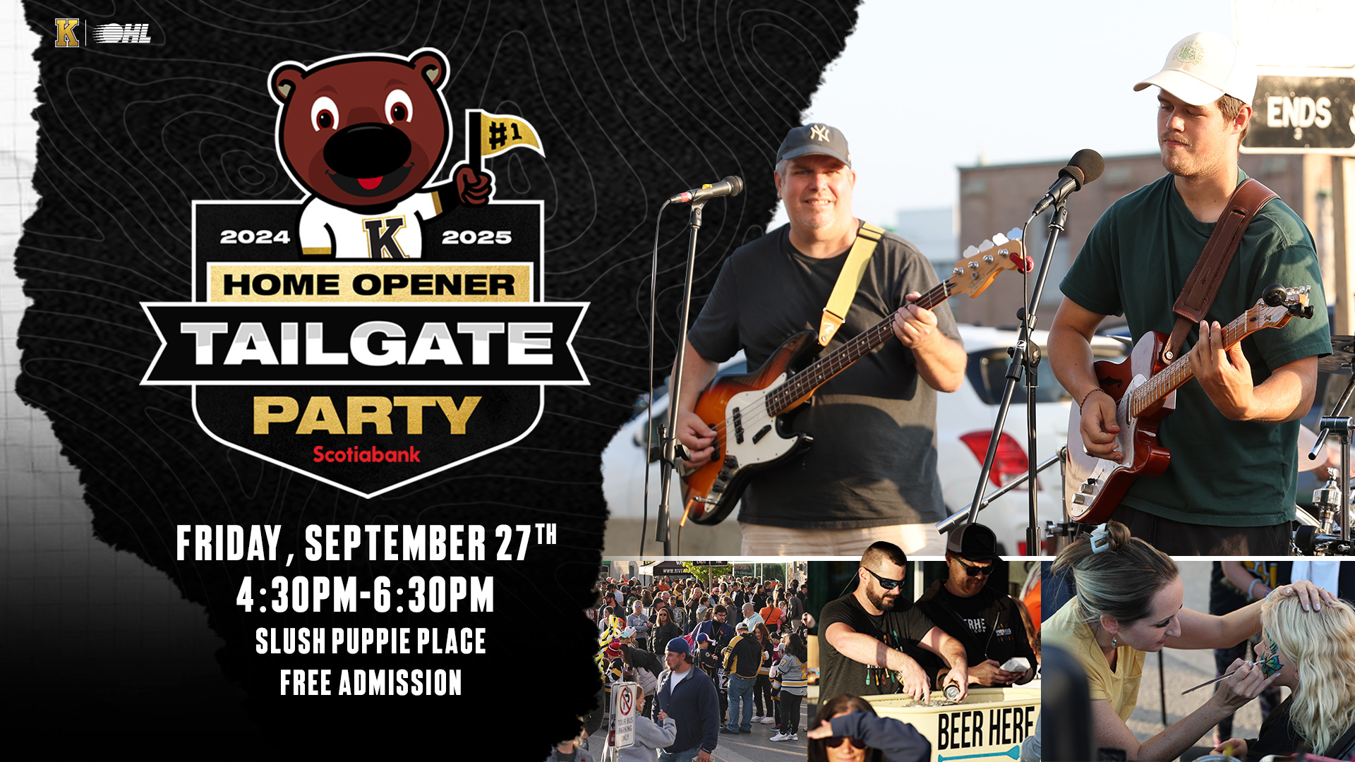 Free Event 202425 Home Opener Tailgate Party BVM Sports