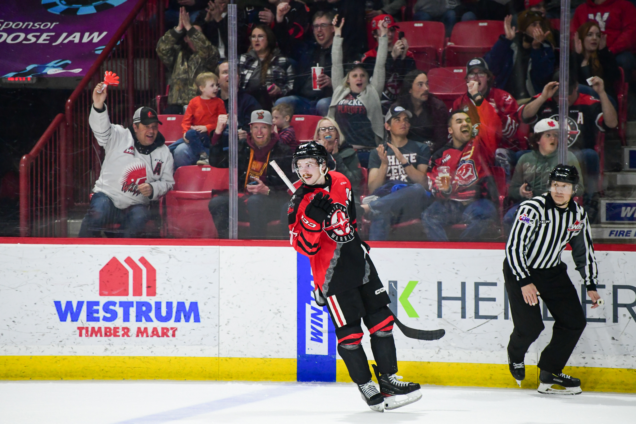 Warriors score six unanswered to stun Blades on Saturday Moose Jaw