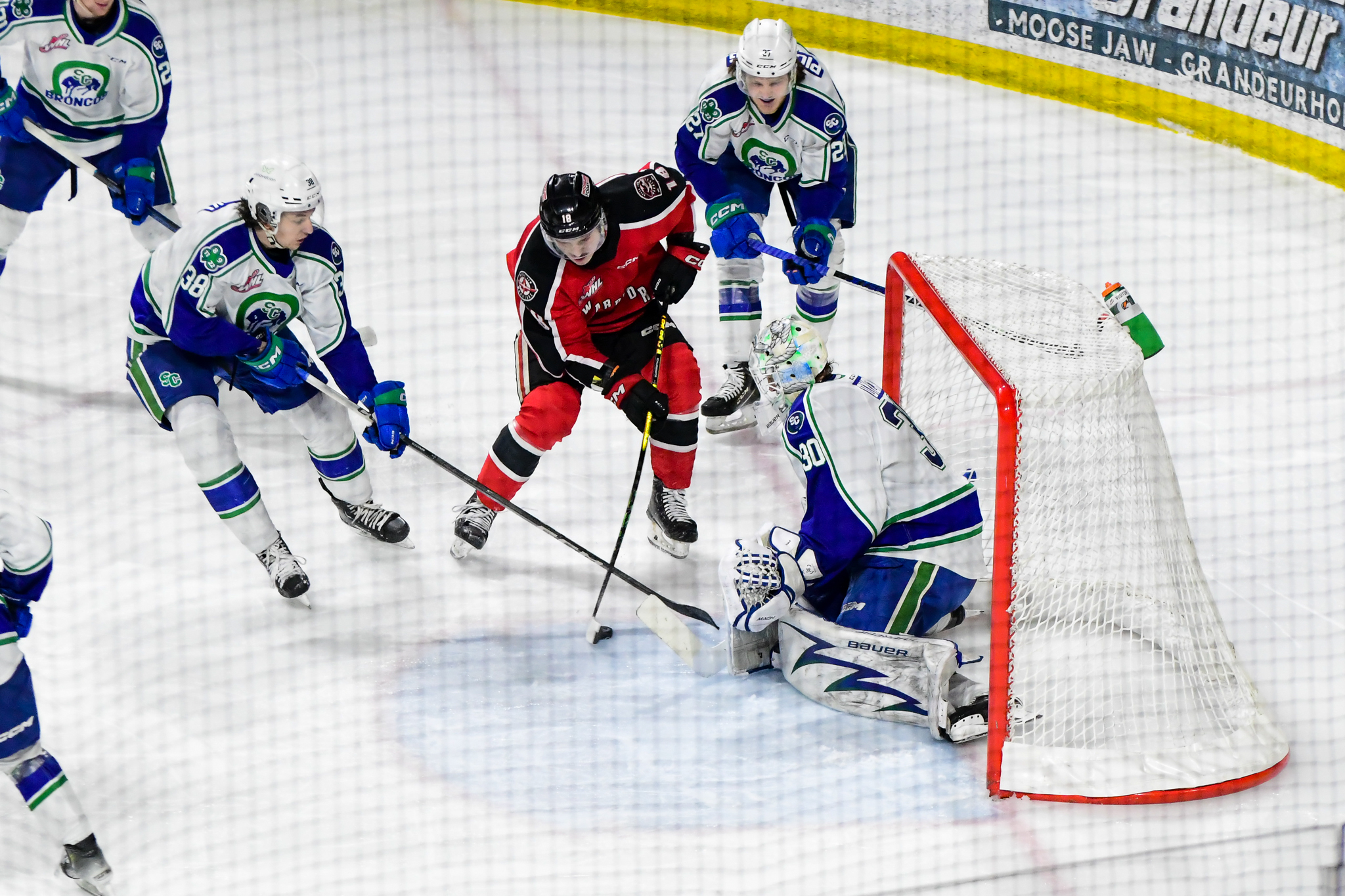 Warriors drop Game 1 to Broncos on Friday Moose Jaw Warriors