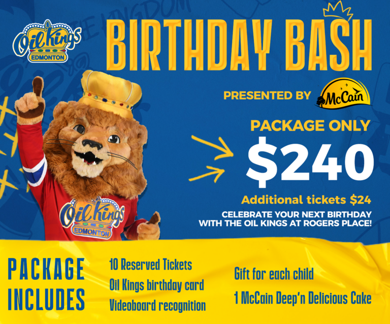 Birthday Packages Edmonton Oil Kings
