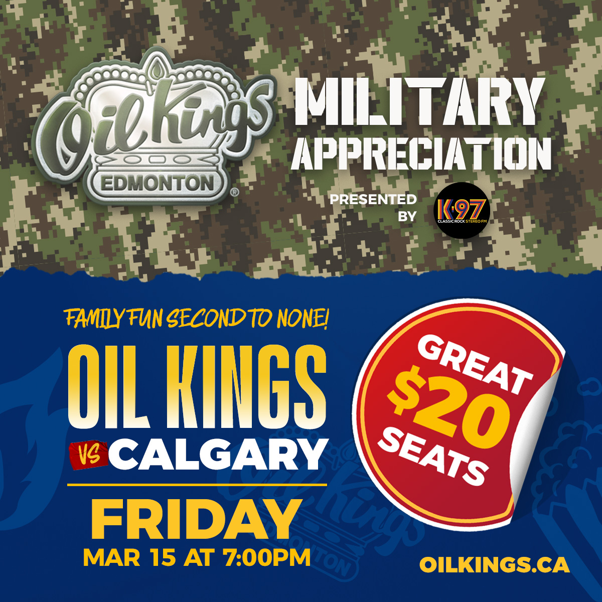 EOK TODAY Oil Kings vs Swift Current Broncos 3.2.24 Edmonton Oil Kings