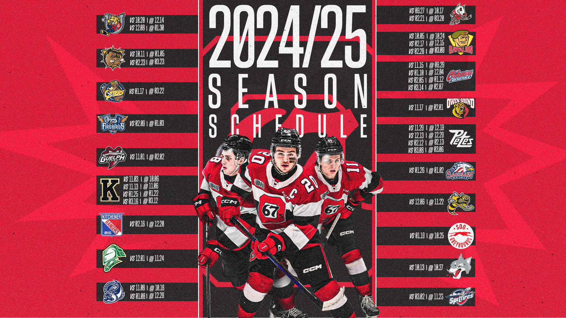 2024-23 OHL Schedule Release