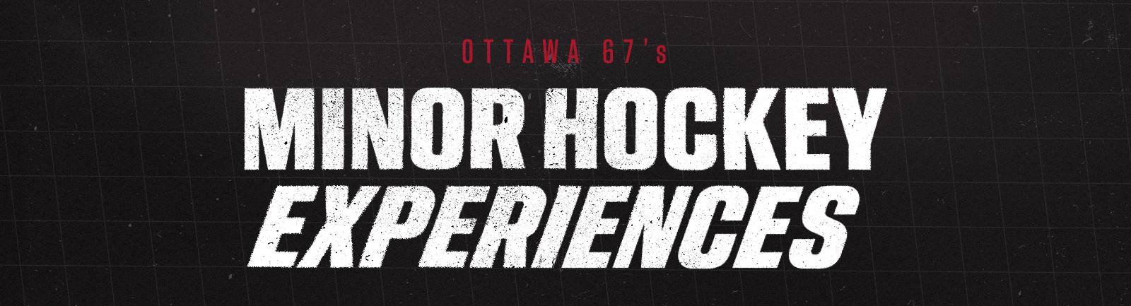 Ottawa 67's Minor Hockey Experiences Banner