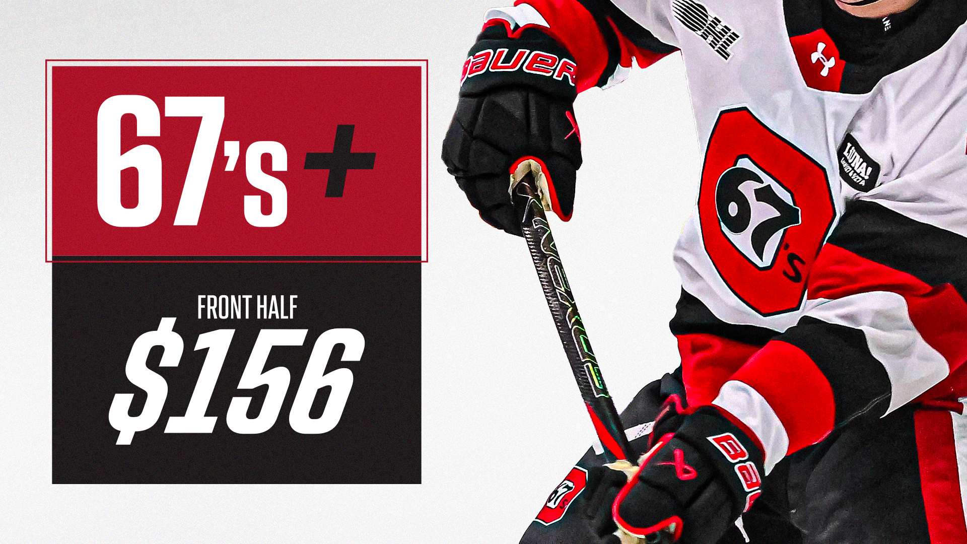 67's+ front half package, $156