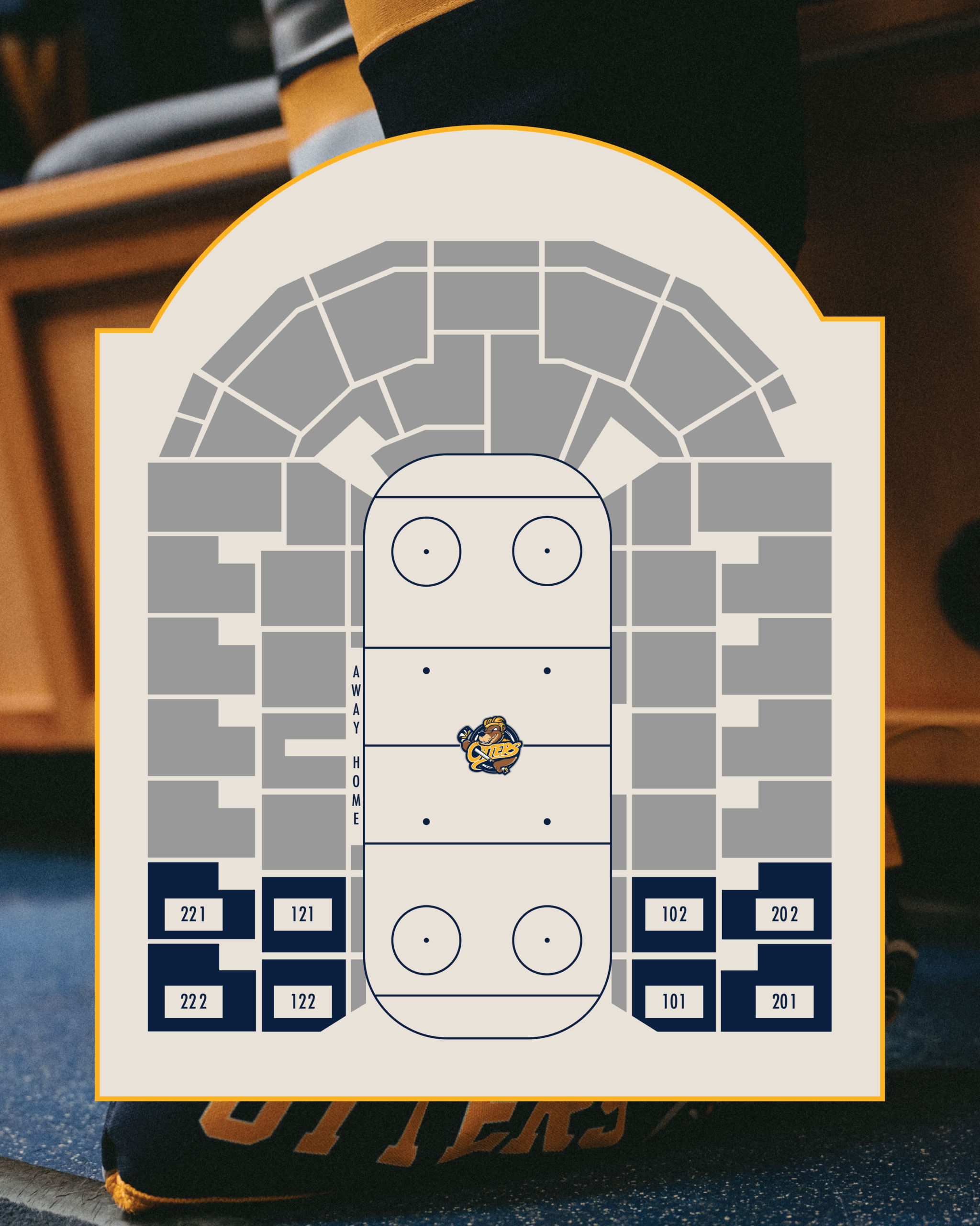 East End Seating Map