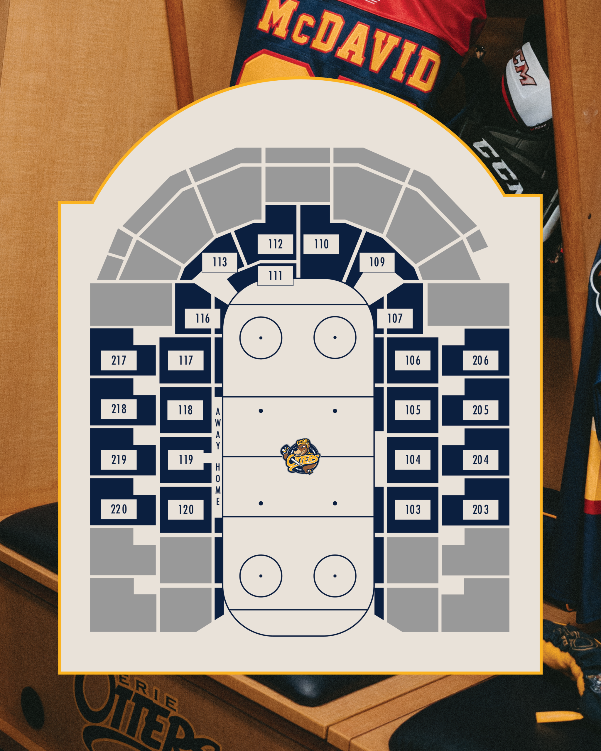 Center Ice Seating Map