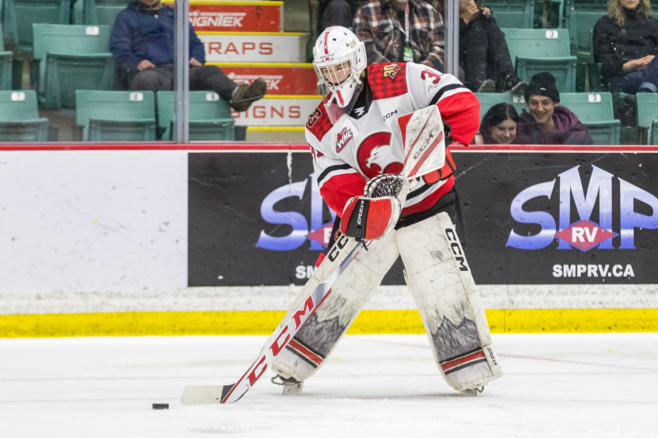 Ravensbergen Named WHL's Goaltender of the Month Prince Cougars