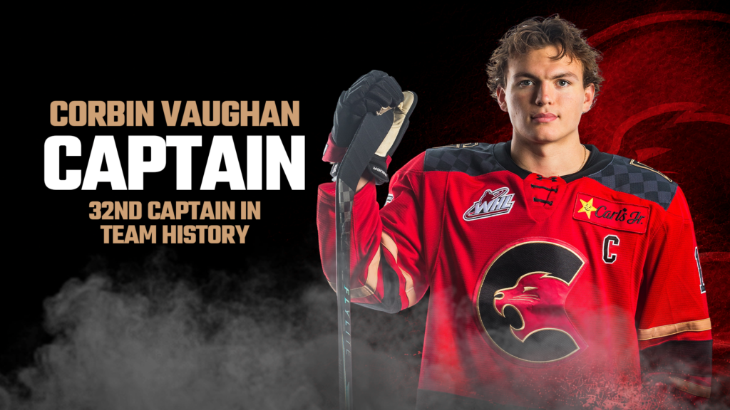 Cougars Name Corbin Vaughan 32nd Captain in Team History - Prince George Cougars