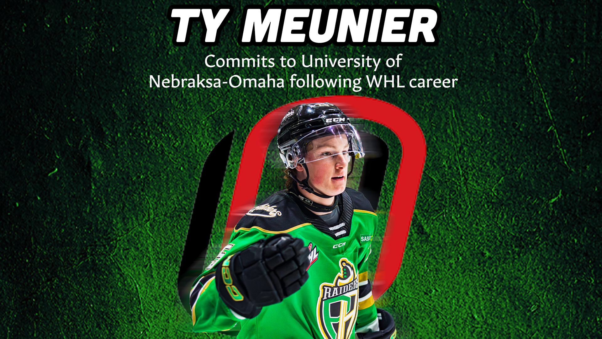 Ty Meunier has committed to the NCAA's University of Nebraska-Omaha.