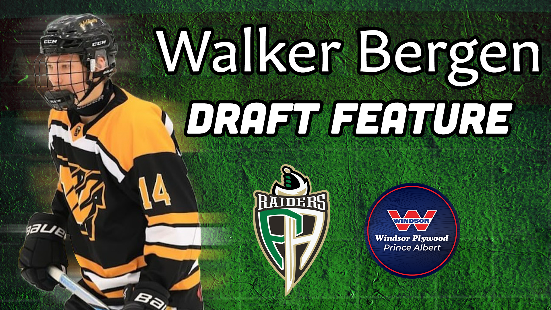 Draft feature Bergen A WHL Prospects Draft feature with Walker Bergen.