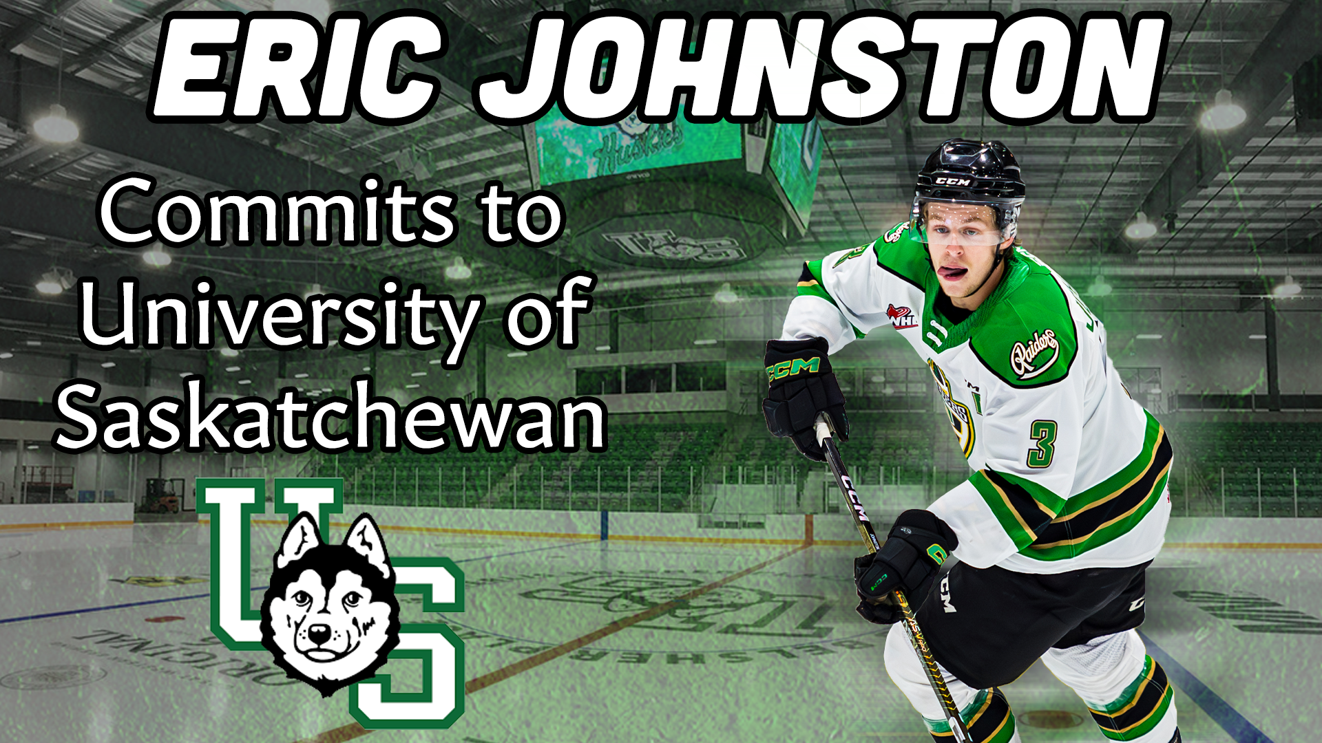Eric Johnston commits to the University of Saskatchewan.