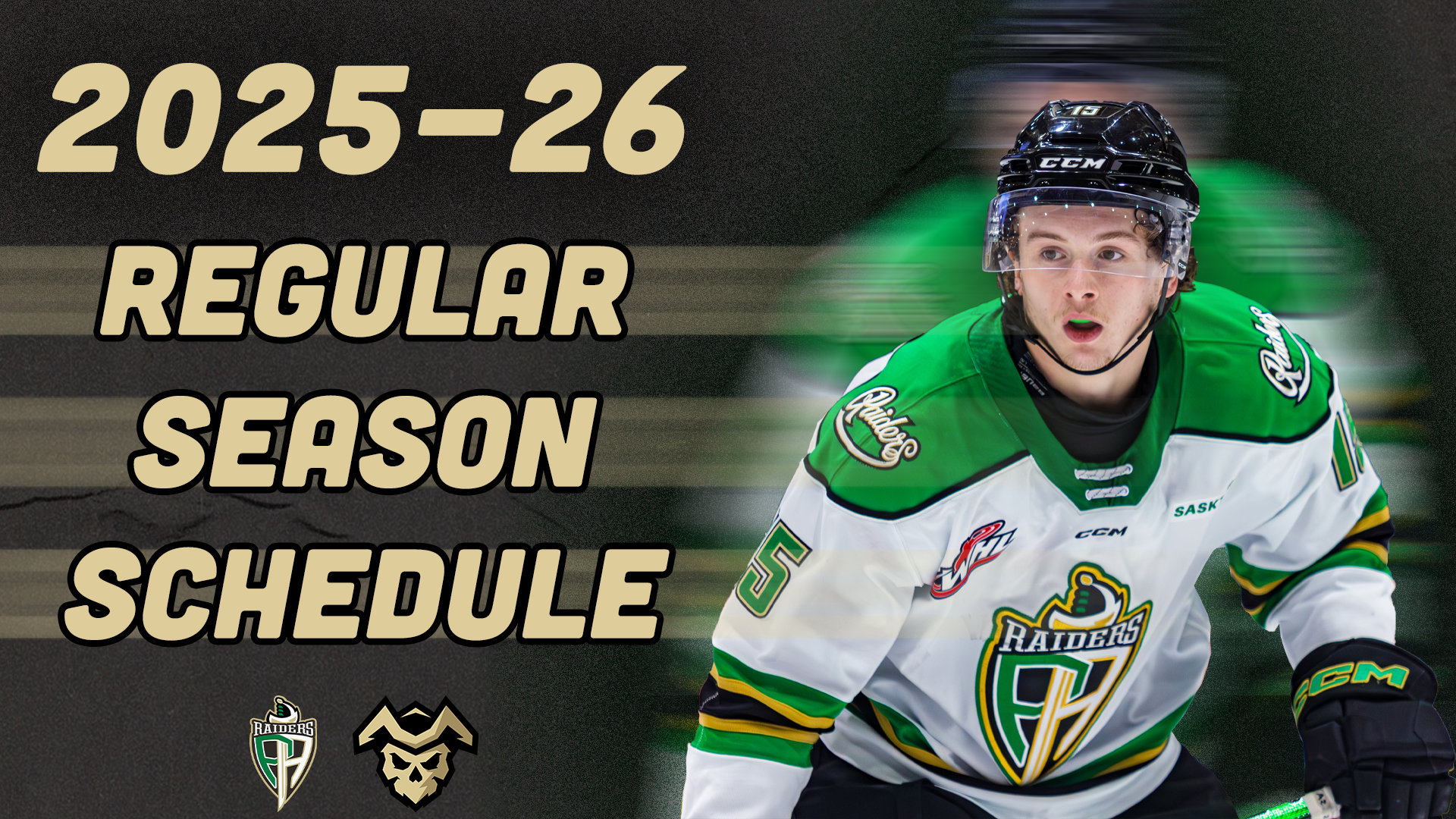 Raiders 2025-26 Regular Season schedule.