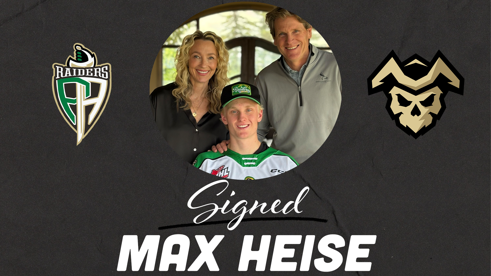 Raiders sign Max Heise.