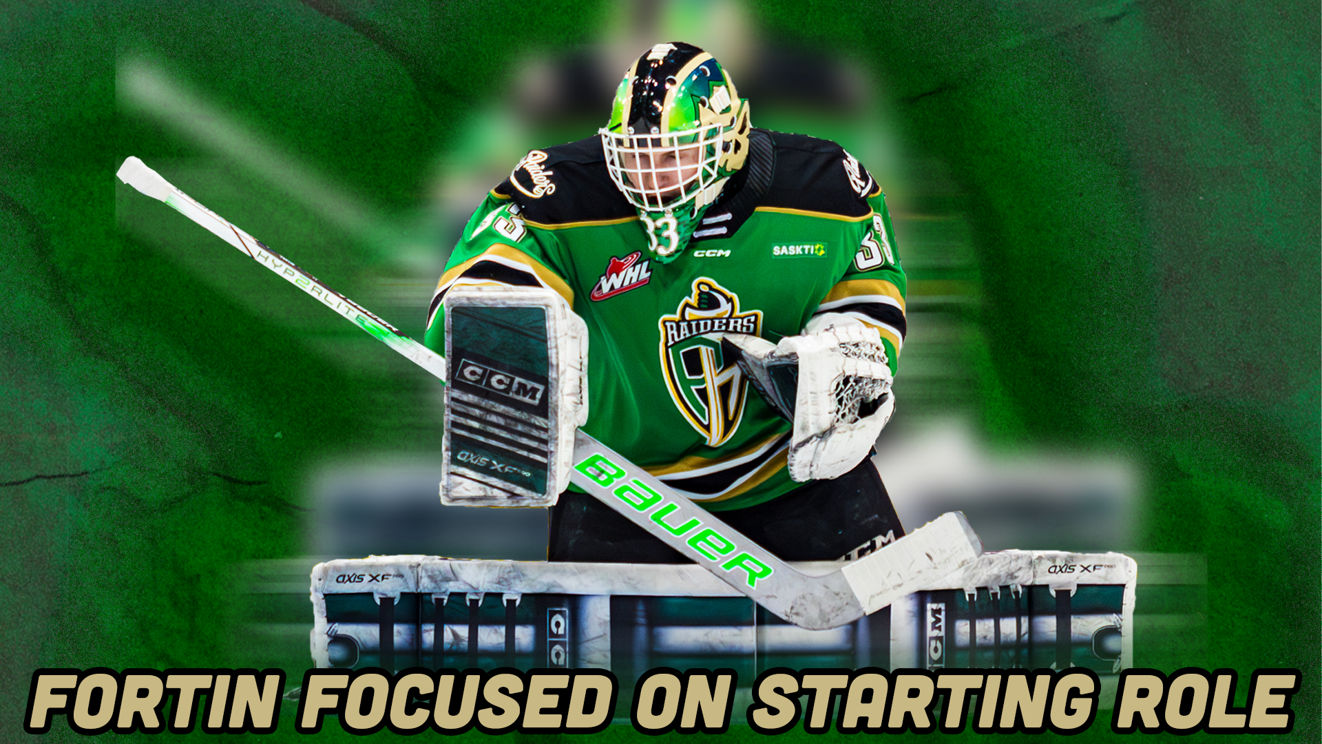 Dimitri Fortin has his sights set on the starting goaltender job this season.