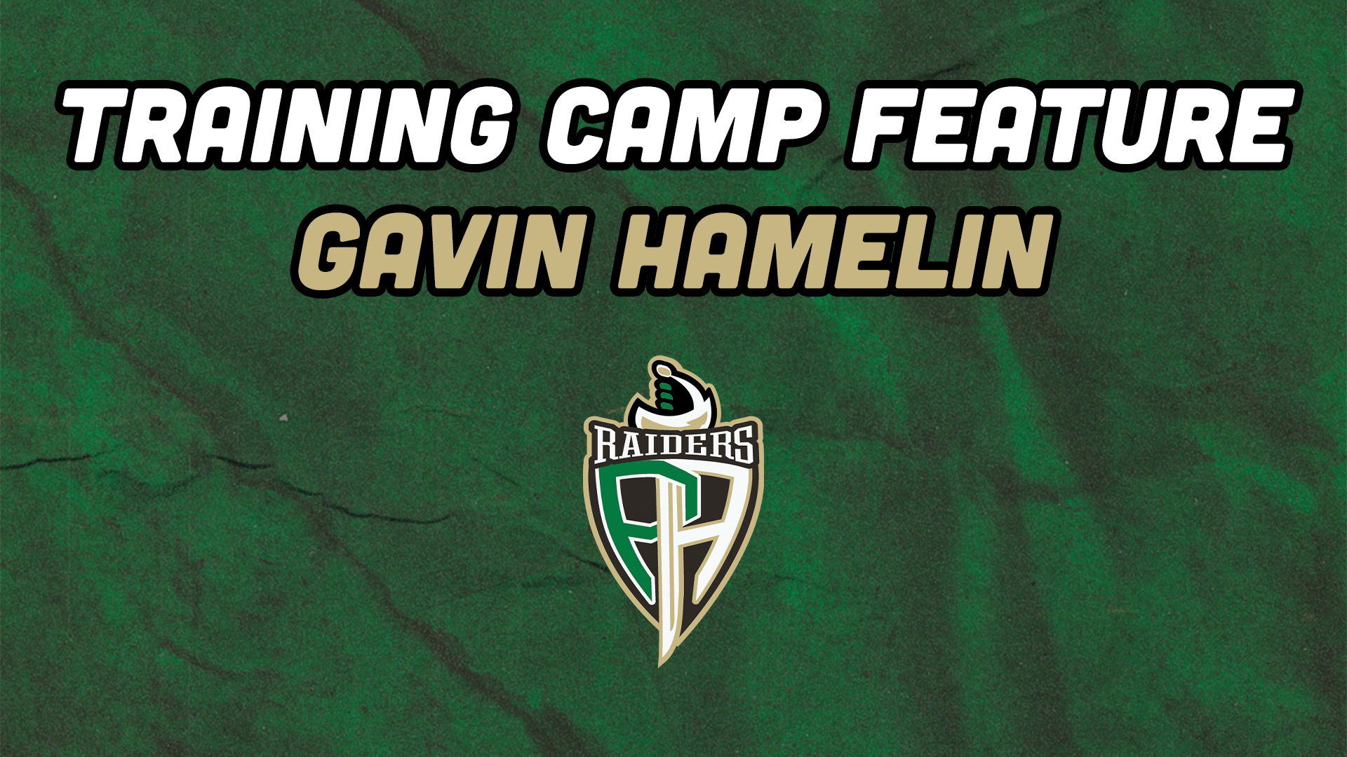 Gavin Hamelin talks about his 2025 training camp experience.