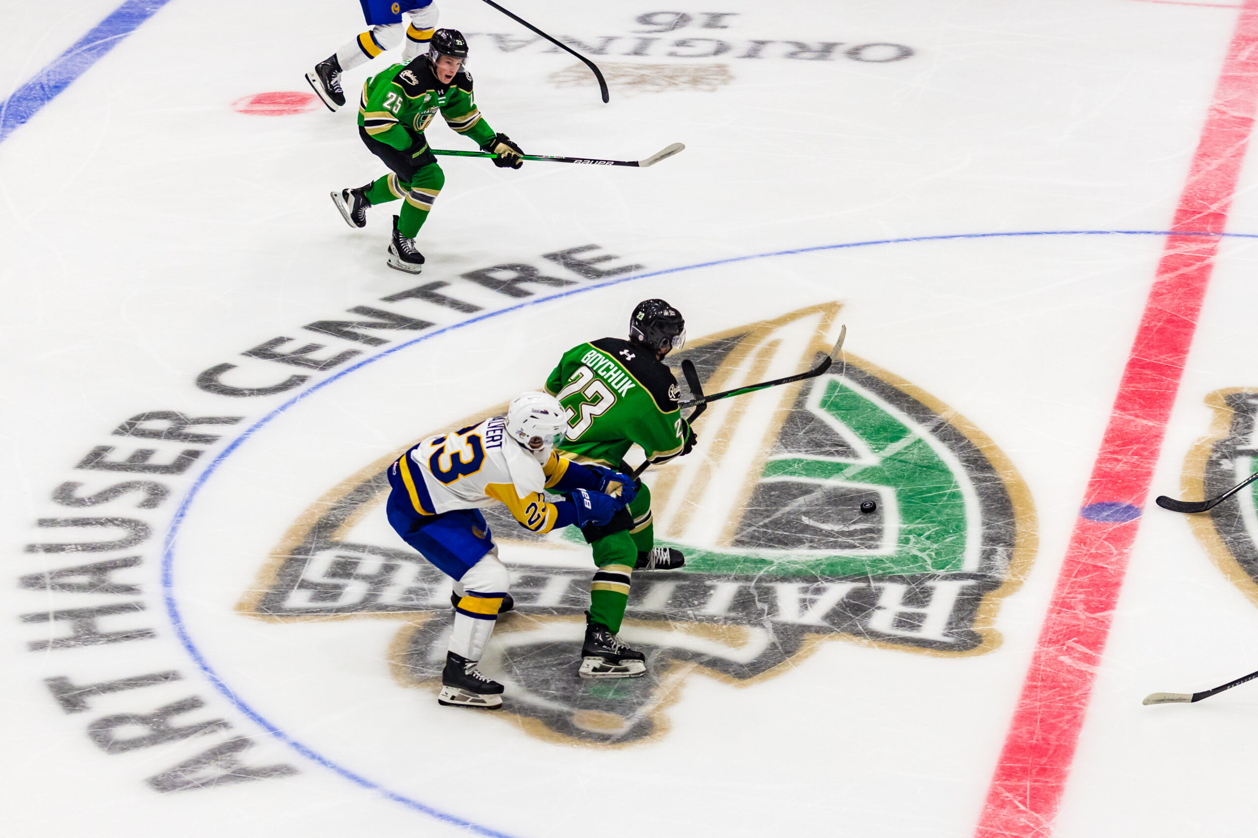 The Raiders took down the Blades 4-2 on Friday night.