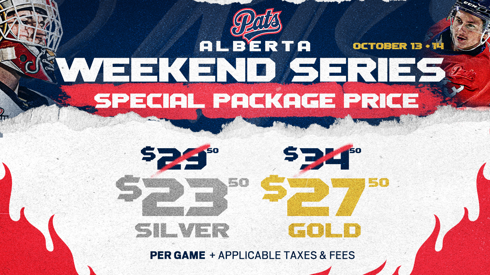 Pats Announce Alberta Series Ticket Package BVM Sports