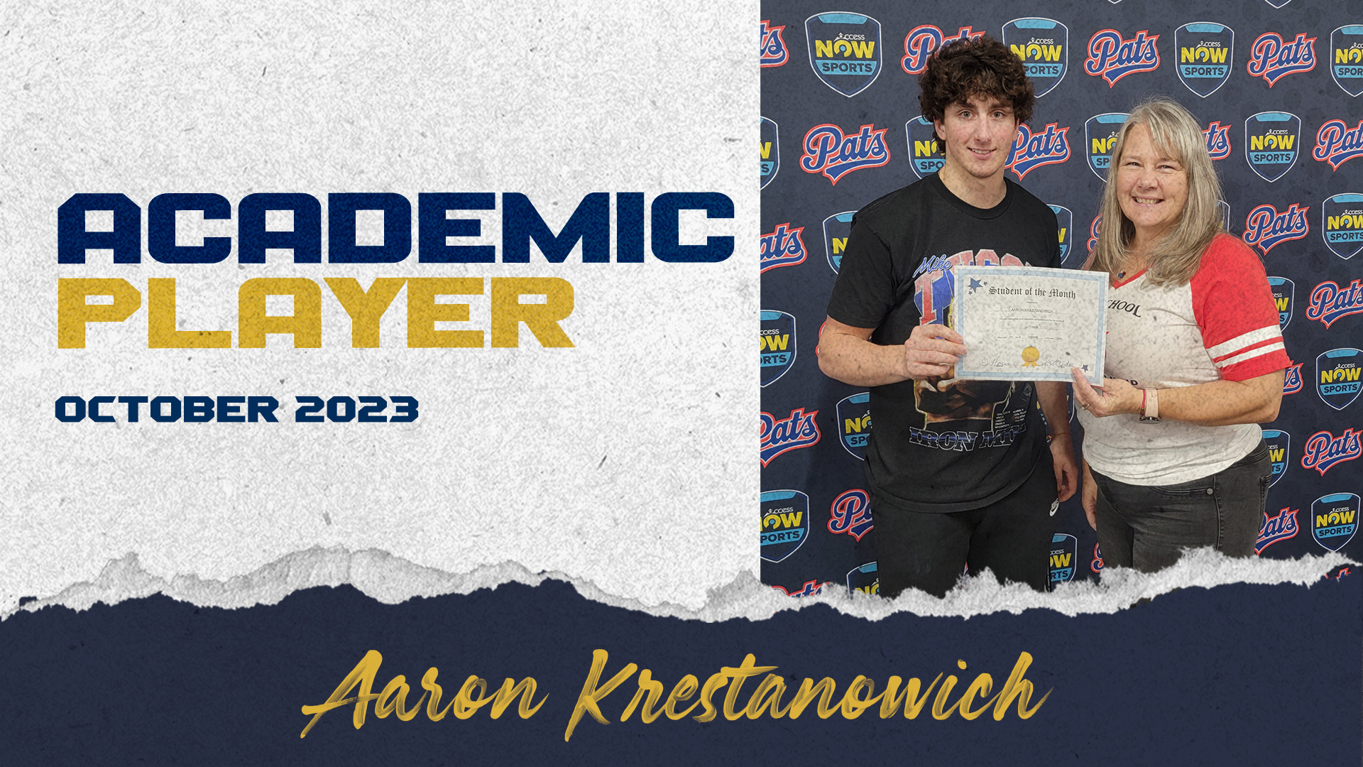 Oct Academic player – screen