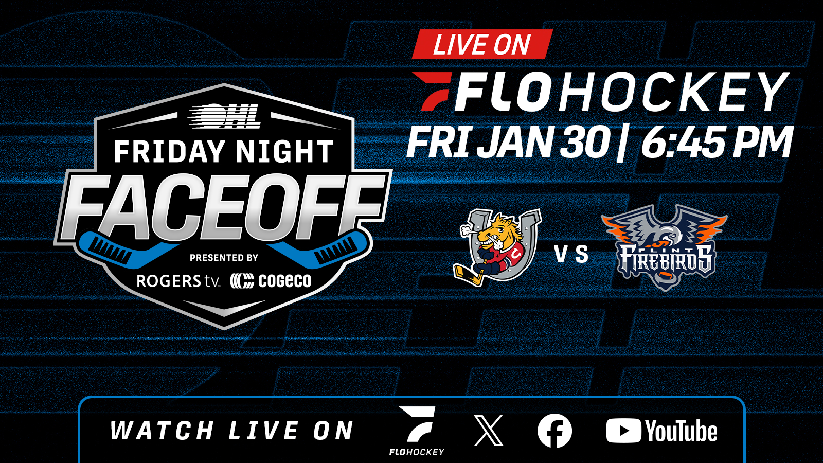 Barrie Colts vs Flint Firebirds Friday Night Faceoff