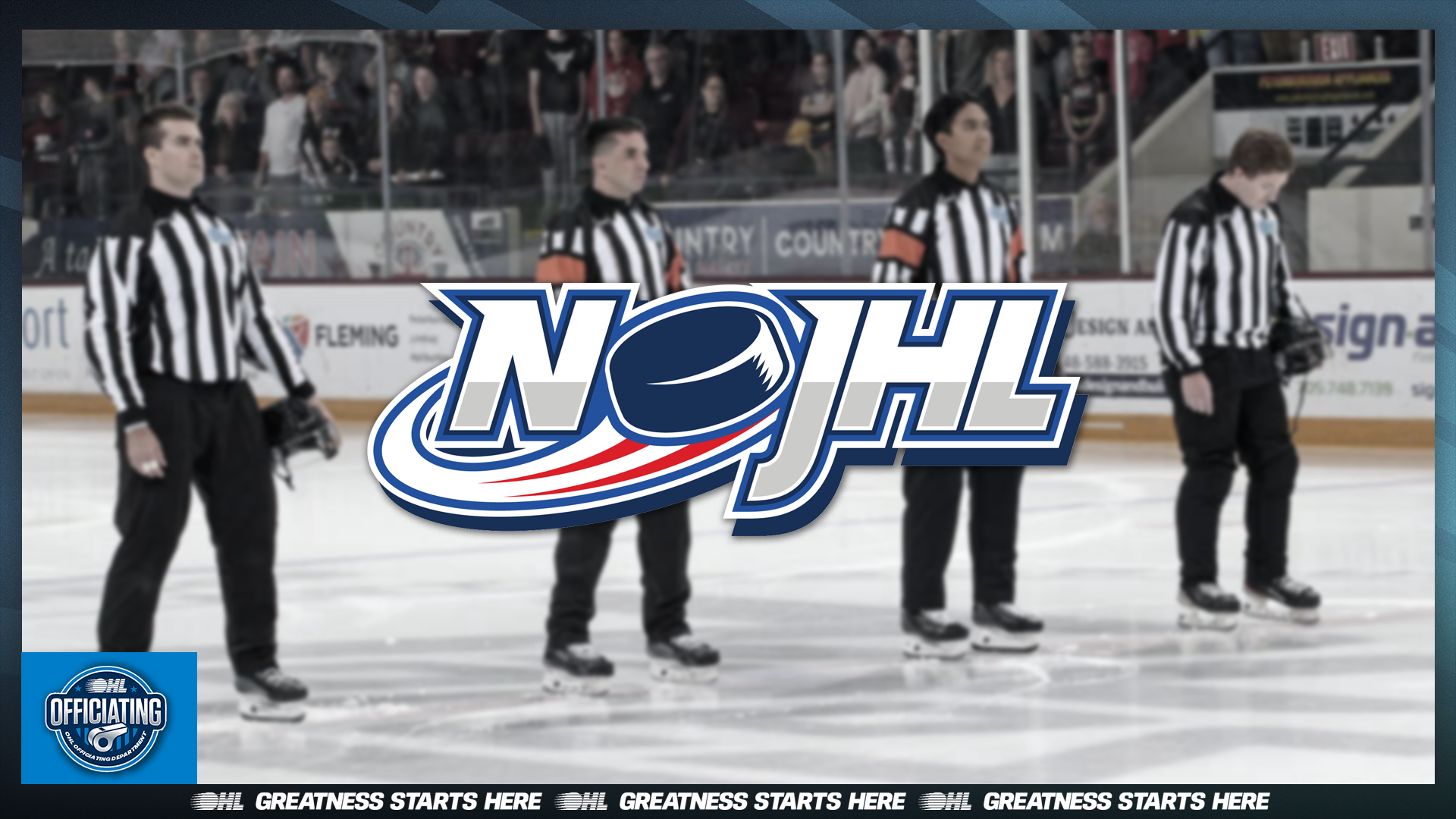 OHL officiating staff attend the 2026 NOJHL Showcase in Sudbury