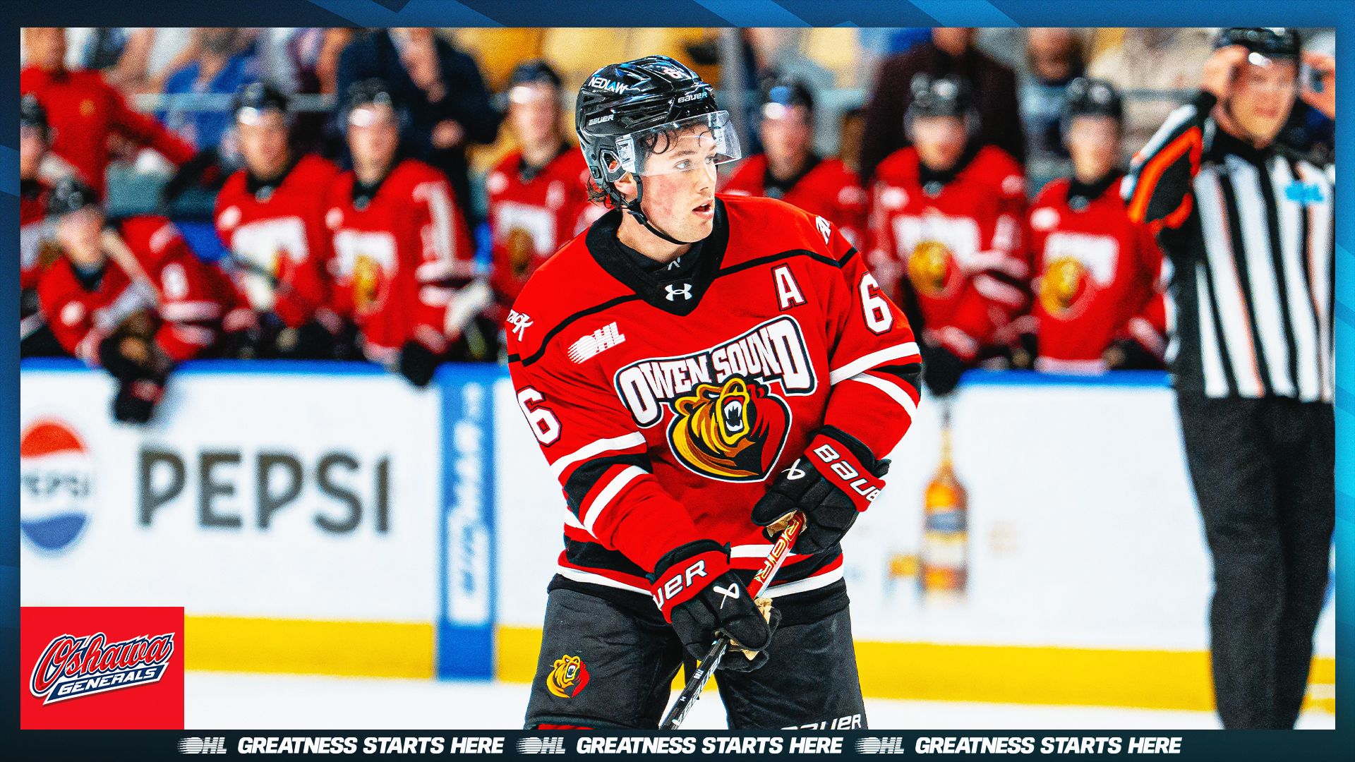 Jacob Therrien acquired by the Oshawa Generals from the Owen Sound Attack