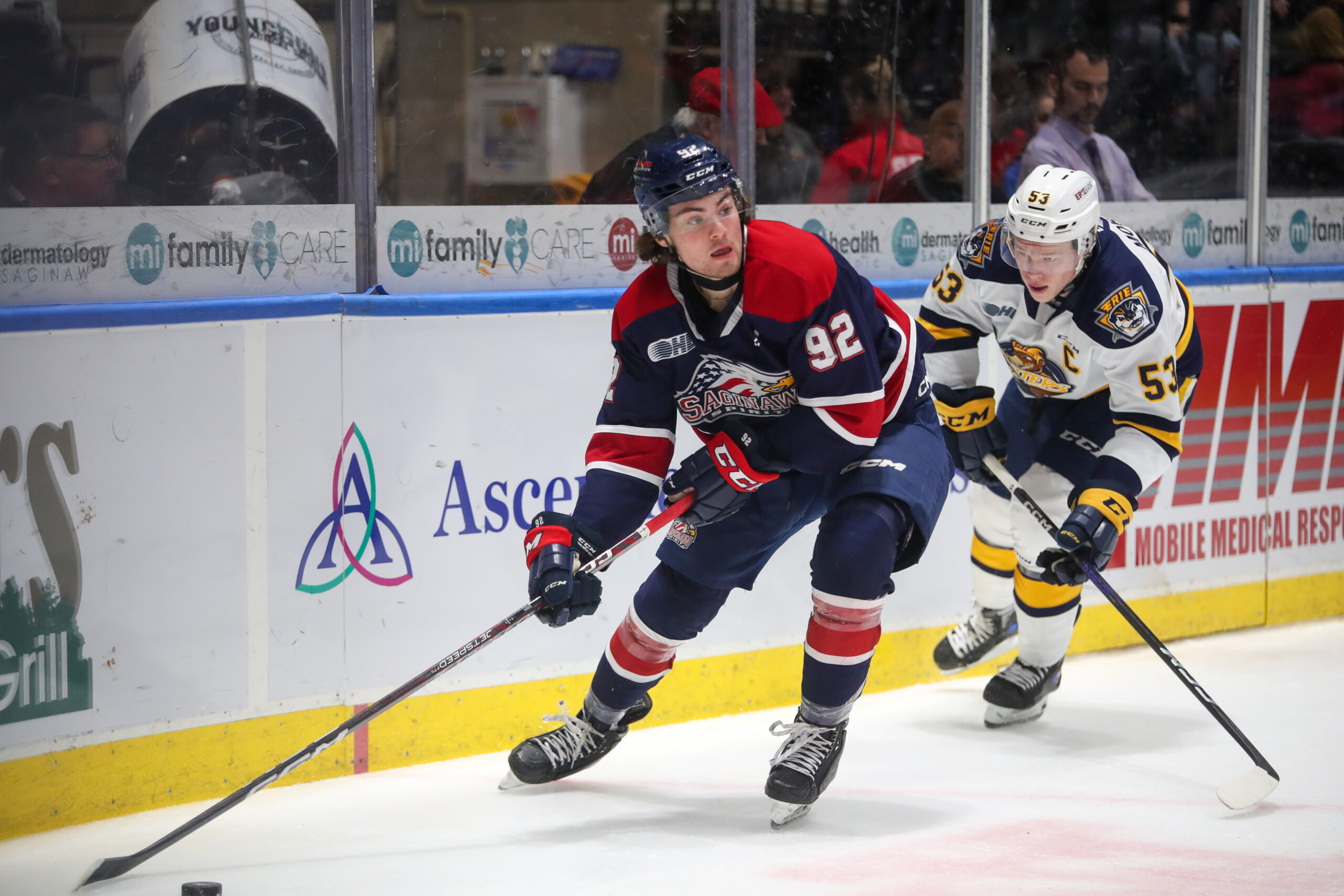 Spirit close Erie showcase with Otters matinee - Saginaw Spirit Spirit close Erie showcase with Otters matinee - Saginaw Spirit