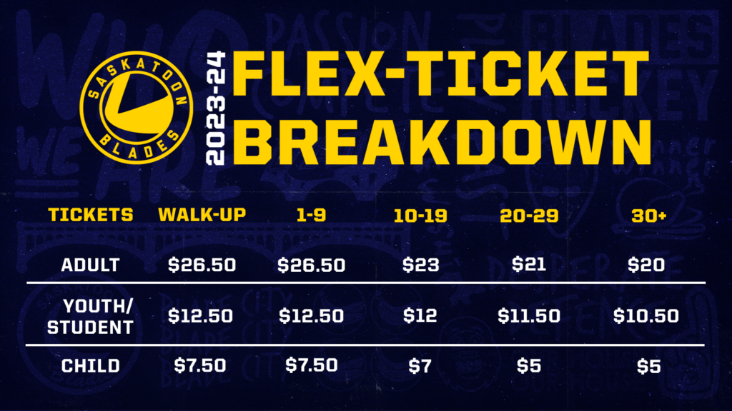 Flex Tickets Saskatoon Blades