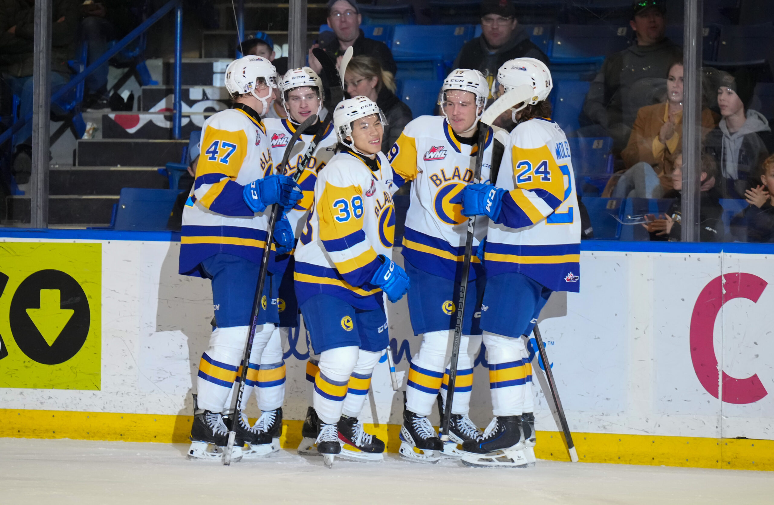 GAME 29 RECAP Sidorov's fourth hattrick of the season shoots Blades past Rebels Saskatoon