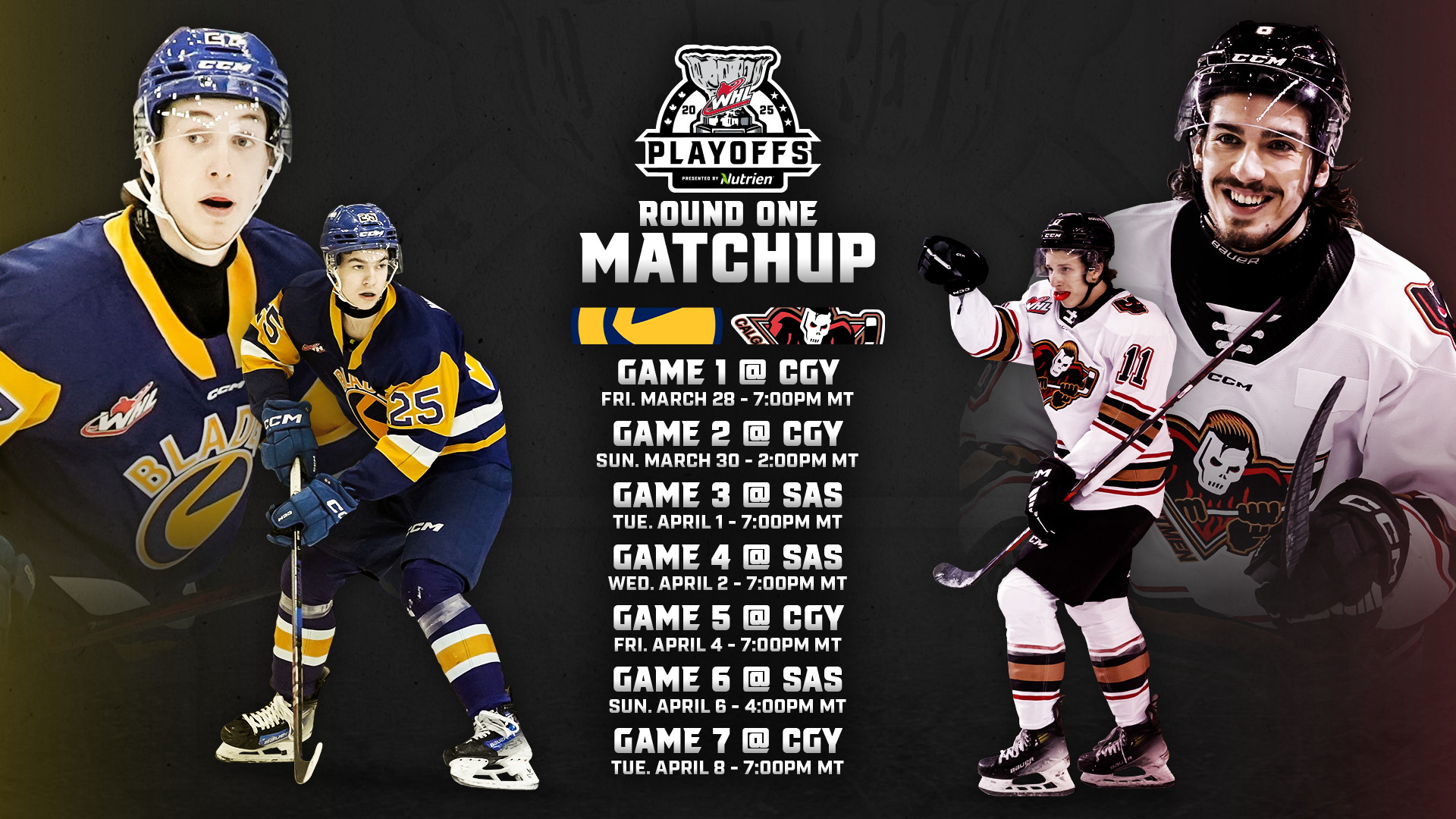 blades-announce-round-1-playoff-schedule-versus-hitmen-bvm-sports